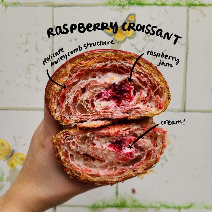 COPAIN RASPBERRY CROISSANT