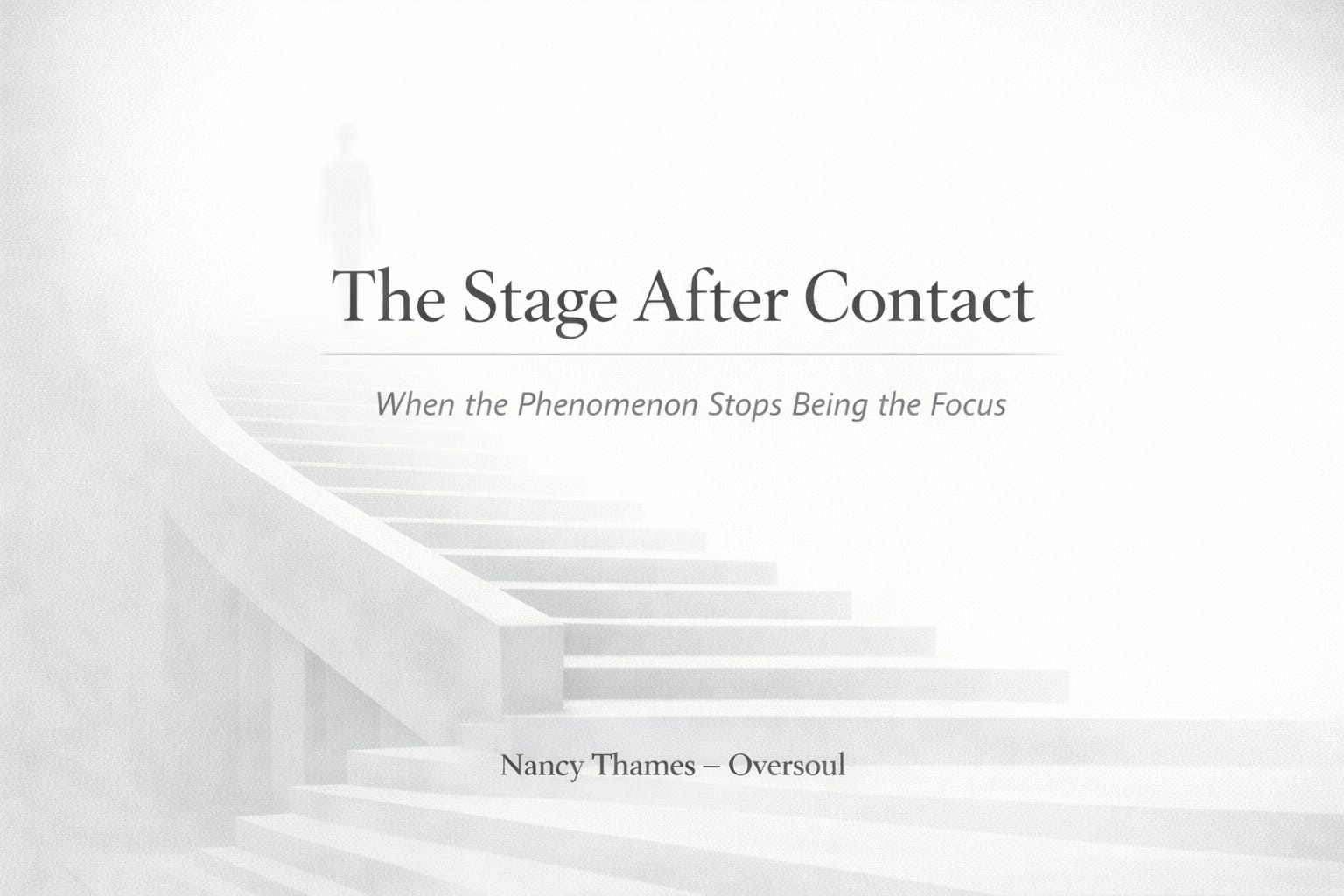 The Stage After Contact - Nancy Thames