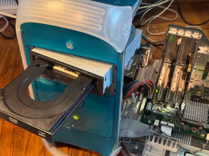 Upgrading the CD-ROM Drive in my PowerMac G3 - by Dan Scott