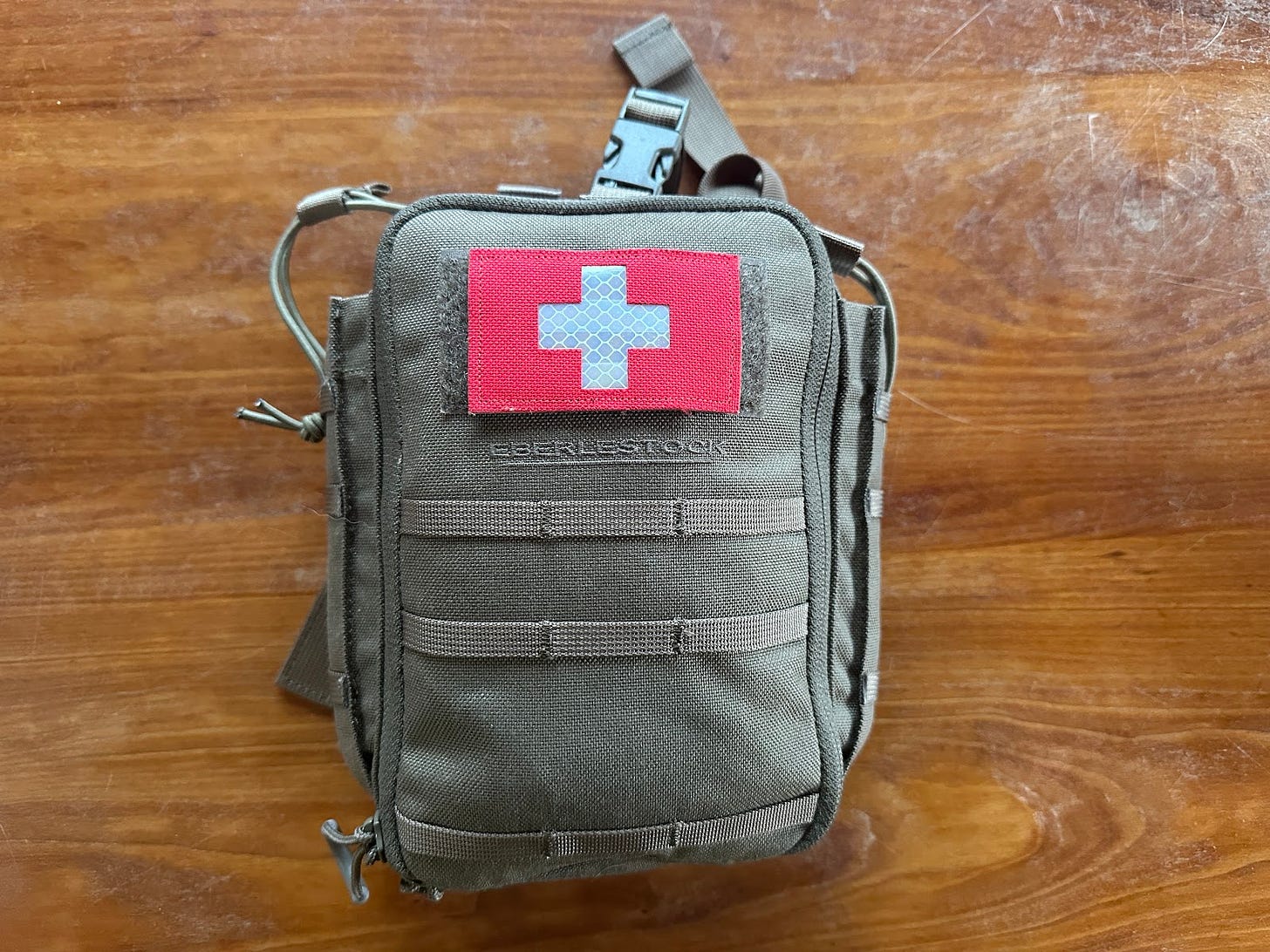Jesse McEntee's emergency medical kit all packed up. Jesse McEntee's emergency medical kit all packed up.