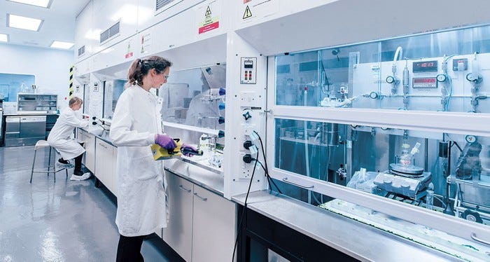 Arcinova's drug research labs in Alnwick, England.