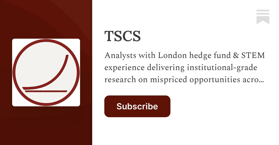 Portfolio Overview | TSCS | Strategist | Substack