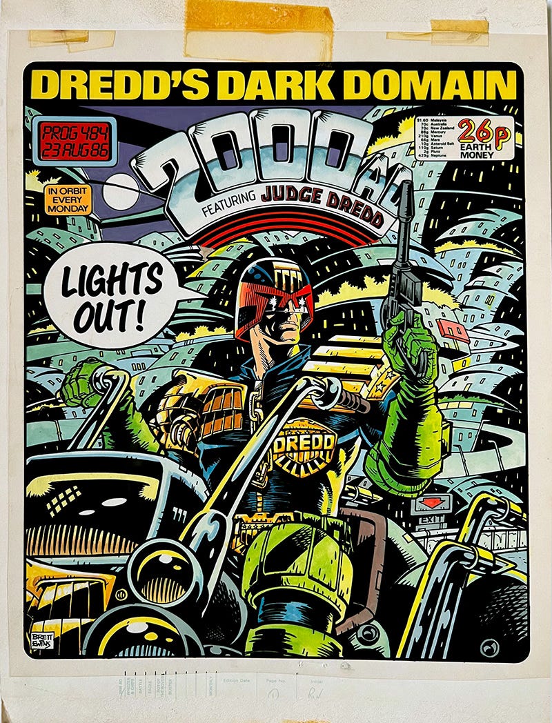 Classic 2000 AD Covers #4 - by Steve Cook - Secret Oranges