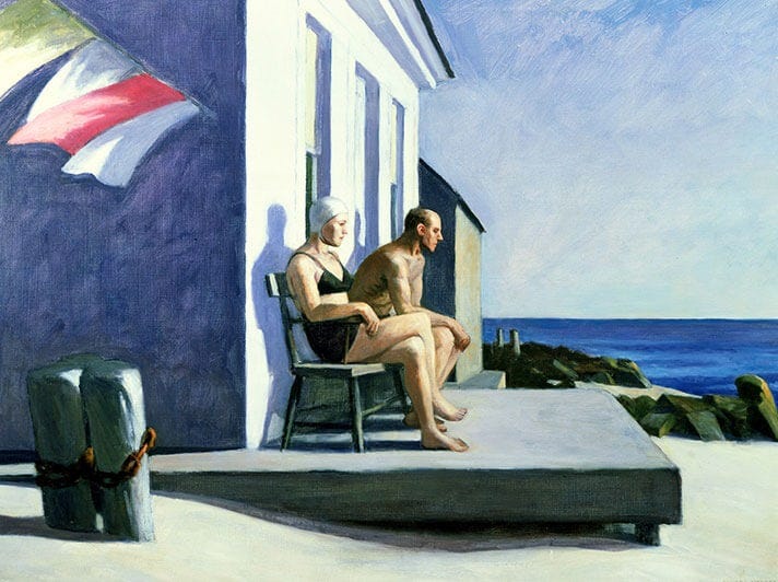 Sea Watchers by Edward Hopper