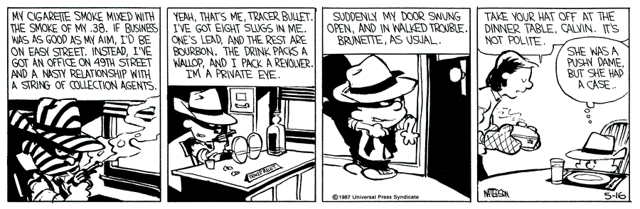 Calvin and Hobbes by Bill Watterson for May 16, 1987 | GoComics