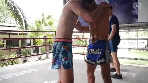 clinch dump technique muay thai