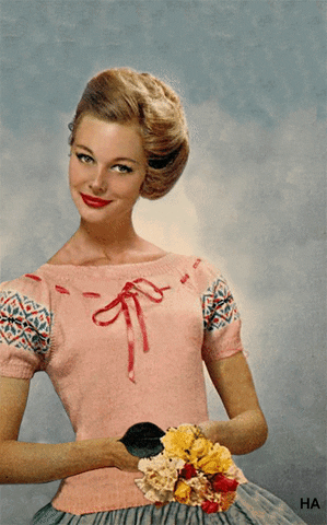 Vintage Woman GIF by Harmonie Aupetit Vintage Woman GIF by Harmonie Aupetit