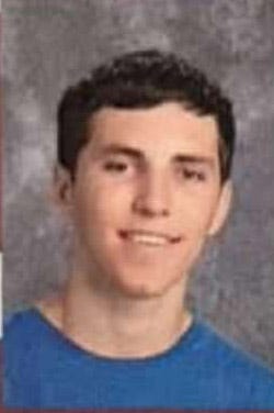 Tyler Robinson appears in his junior yearbook picture. 