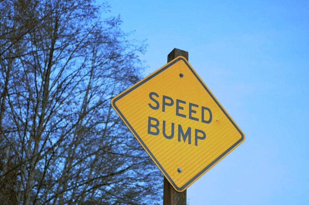 sign, speed bump, warning-4616767.jpg