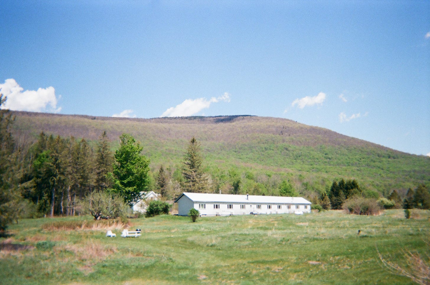 Spruceton Inn in West Kill, NY surrounded by mountains