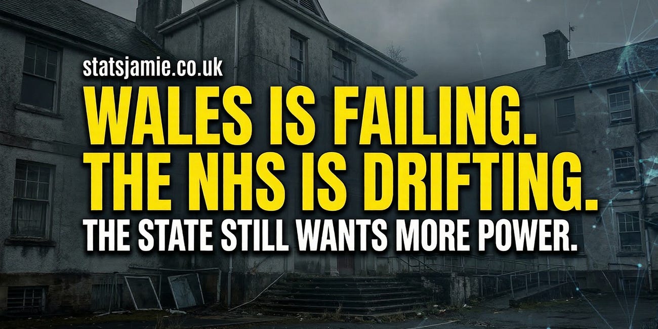 Wales Is Failing. The NHS Is Drifting. The State Still Wants More Power.