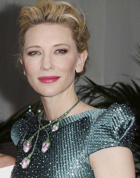 Cate Blanchett high jewellery red carpet appearances