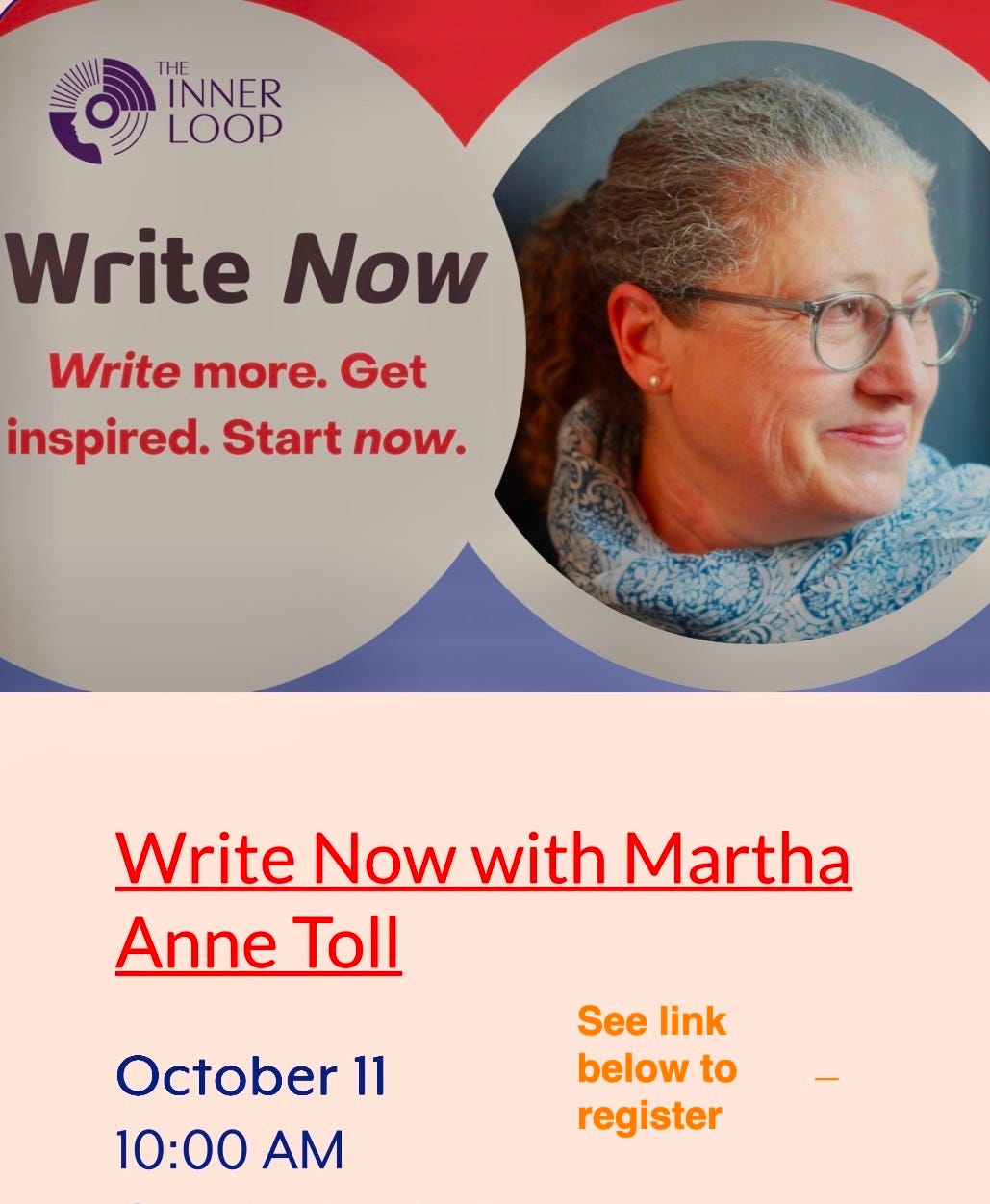 https://www.eventbrite.com/e/write-now-generative-creative-writing-sessions-tickets-1554154791819?aff=oddtdtcreator https://www.eventbrite.com/e/write-now-generative-creative-writing-sessions-tickets-1554154791819?aff=oddtdtcreator