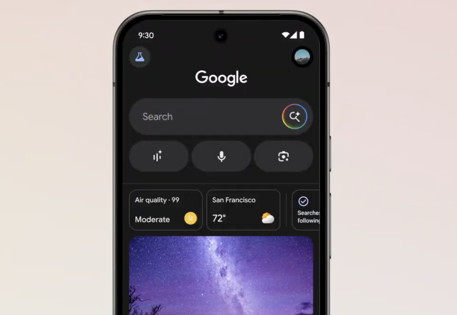 An image showing Search Live in Google Search