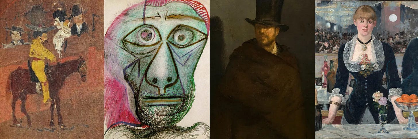 First and last paintings of famous artists First and last paintings of famous artists