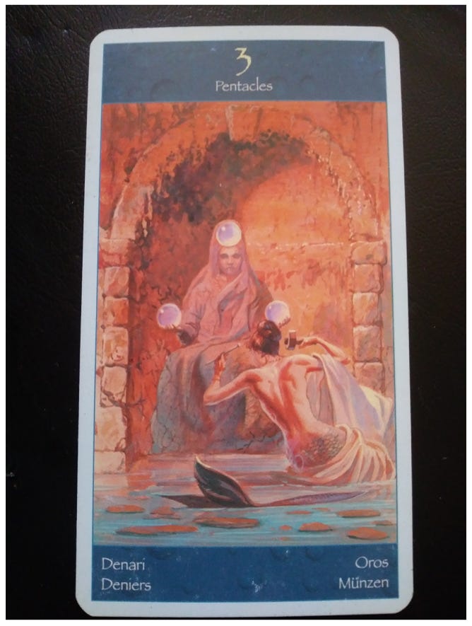 A Message from the Universe - 3 of Pentacles (reversed)