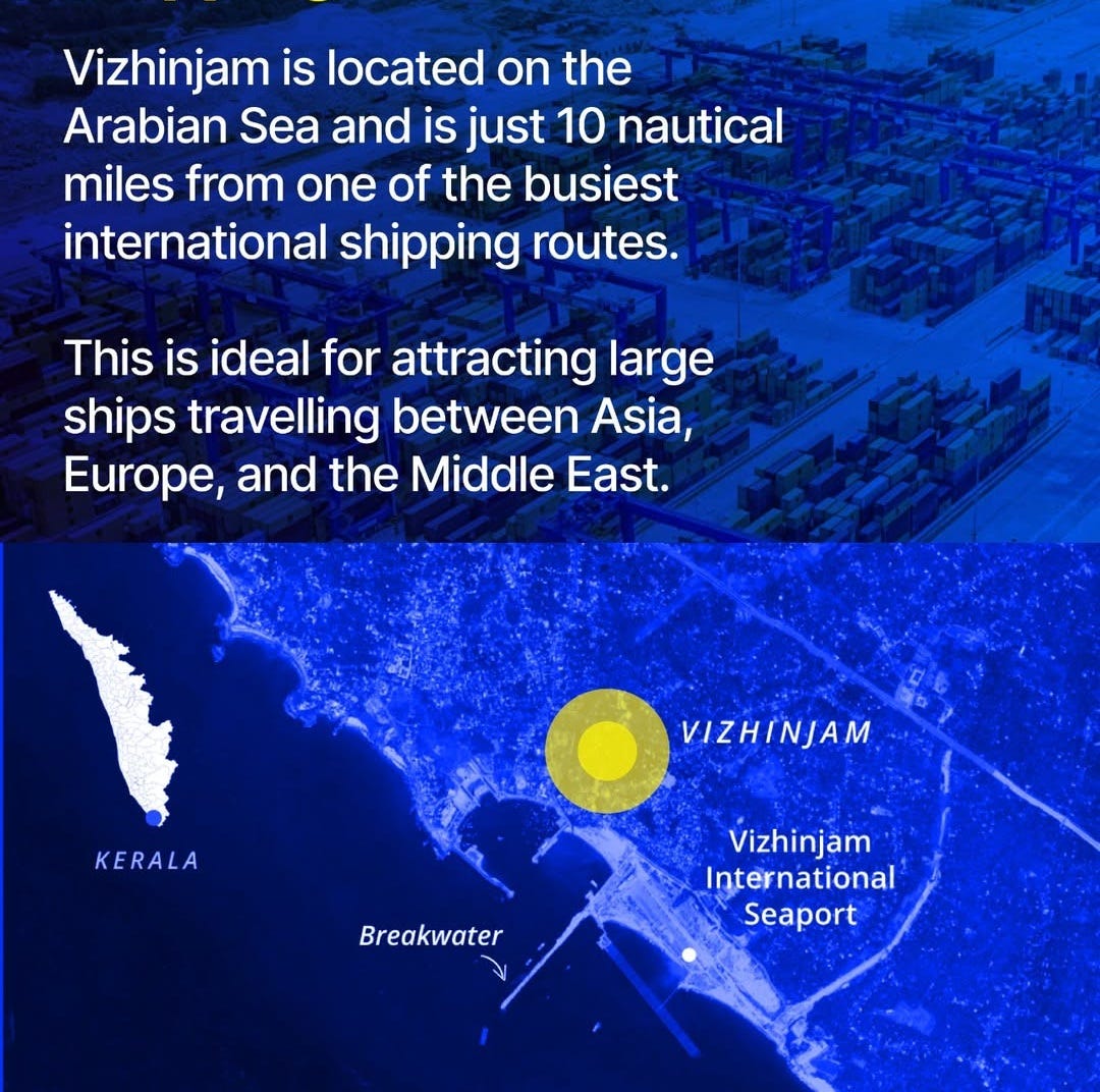 PM inaugurates Vizhinjam Port - Civilsdaily