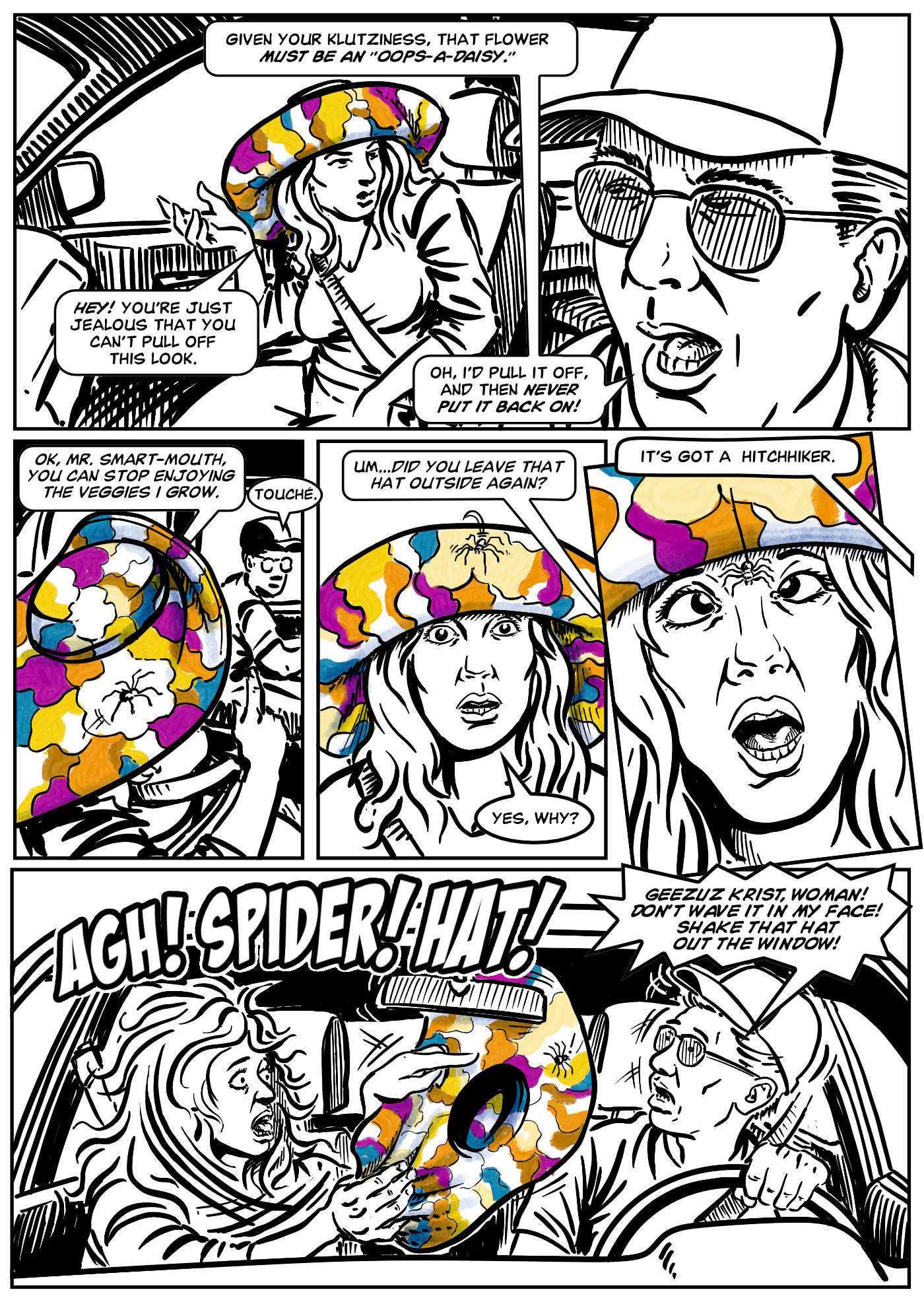 Page 2 “The Attractive Hat” comic by E.R. Flynn Page 2 “The Attractive Hat” comic by E.R. Flynn