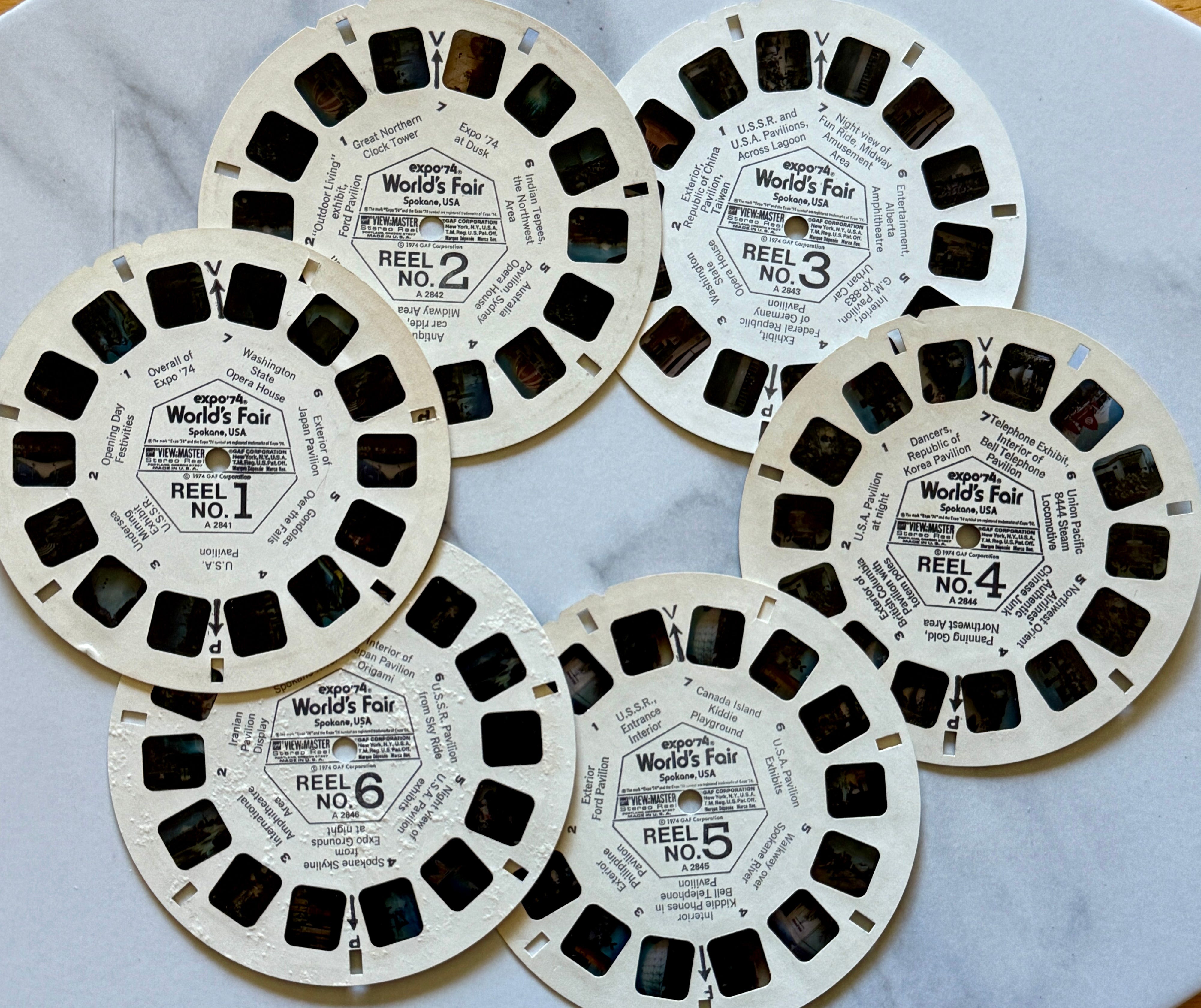 Rare View-Master Expo 74 Reels - by Rebecca Kilbreath