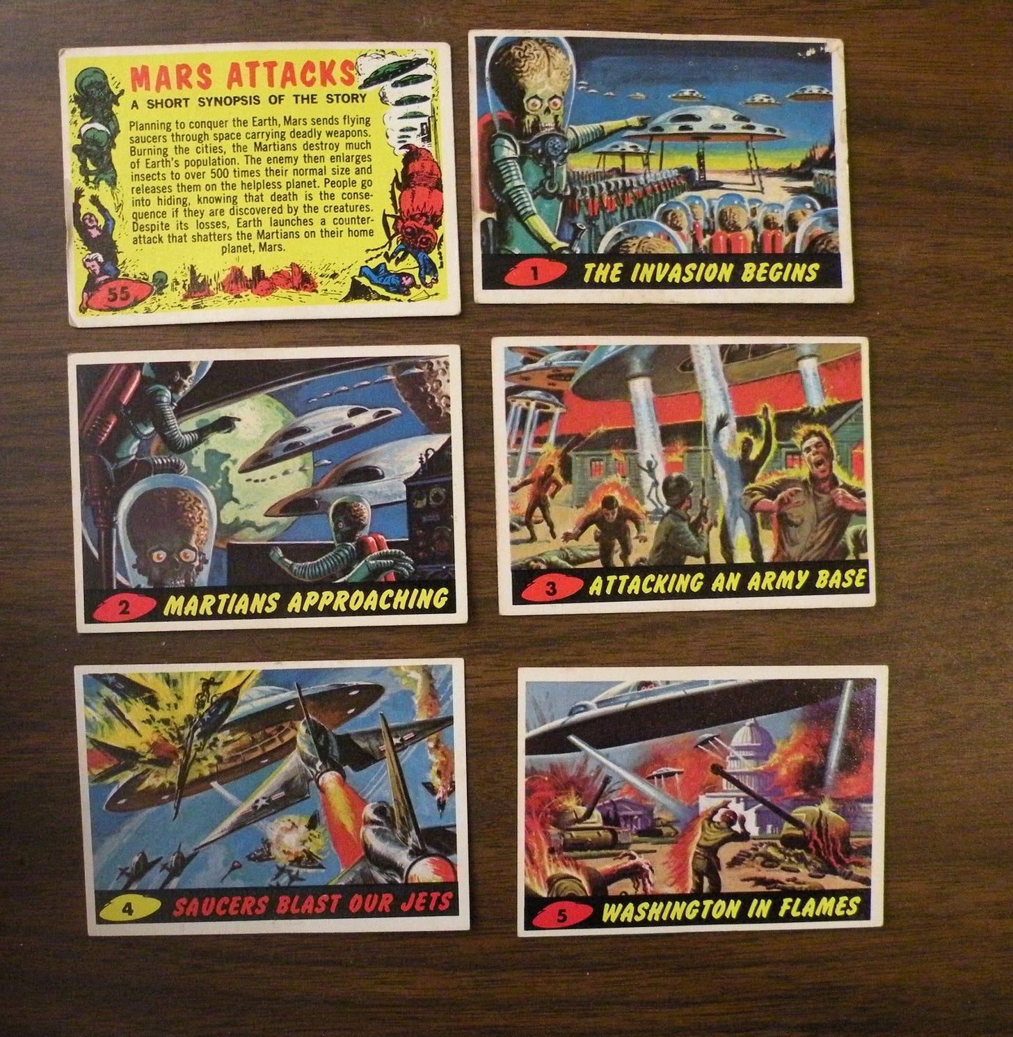 Mars Attacks! Cards - Topps 1962 - Etsy
