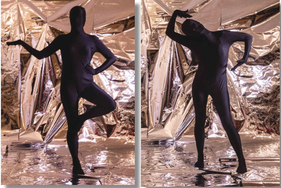 Two photos of The Shadow