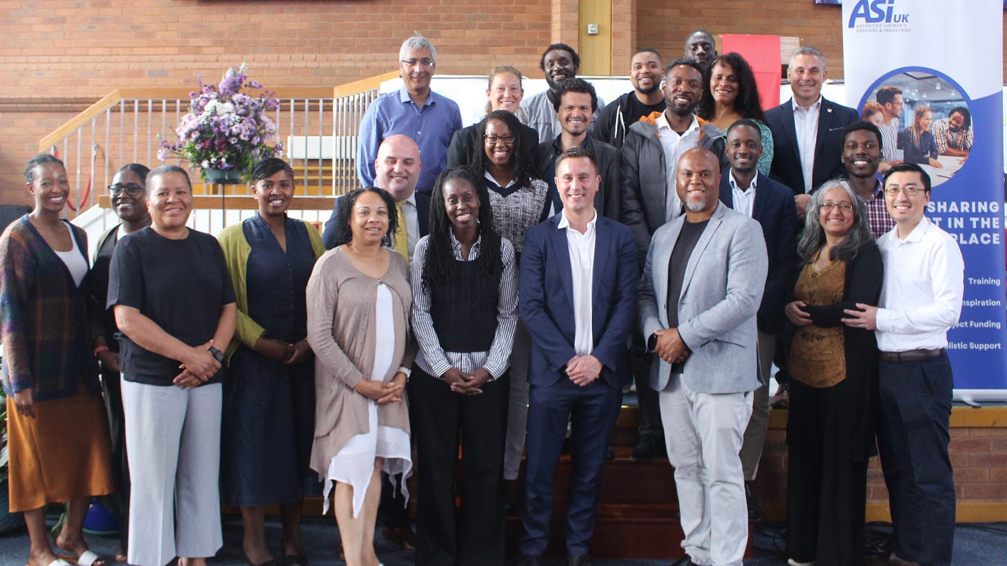 Members of ASI-UK at the first AGM in Camphill. Group photo