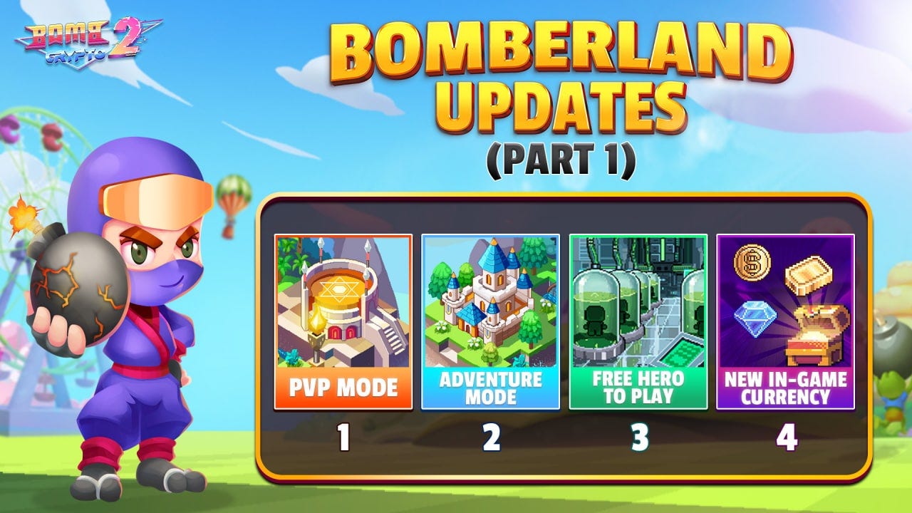 BOMBERLAND UPDATES - by Bomb Crypto 2