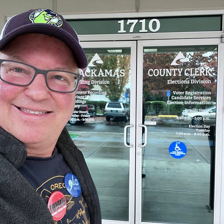Clackamas Oregon County Clerk and voter information phone numbers