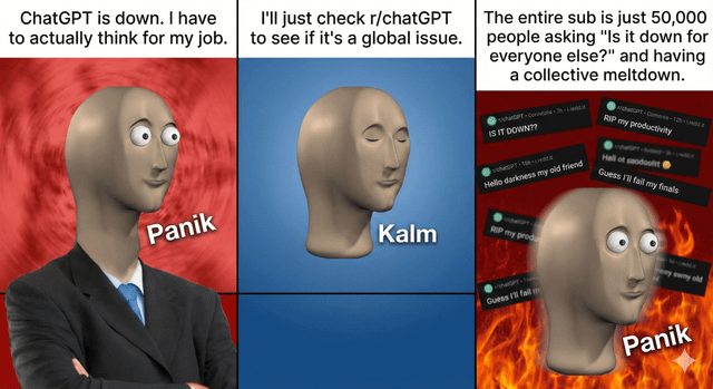 r/ChatGPT - Panik time