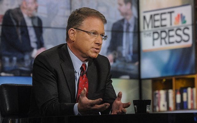 Jeffrey Goldberg, of The Atlantic, appears on "Meet the Press" in Washington, DC, Sunday, July 13, 2014. (William B. Plowman/NBC/NBC NewsWire via Getty Images via JTA)