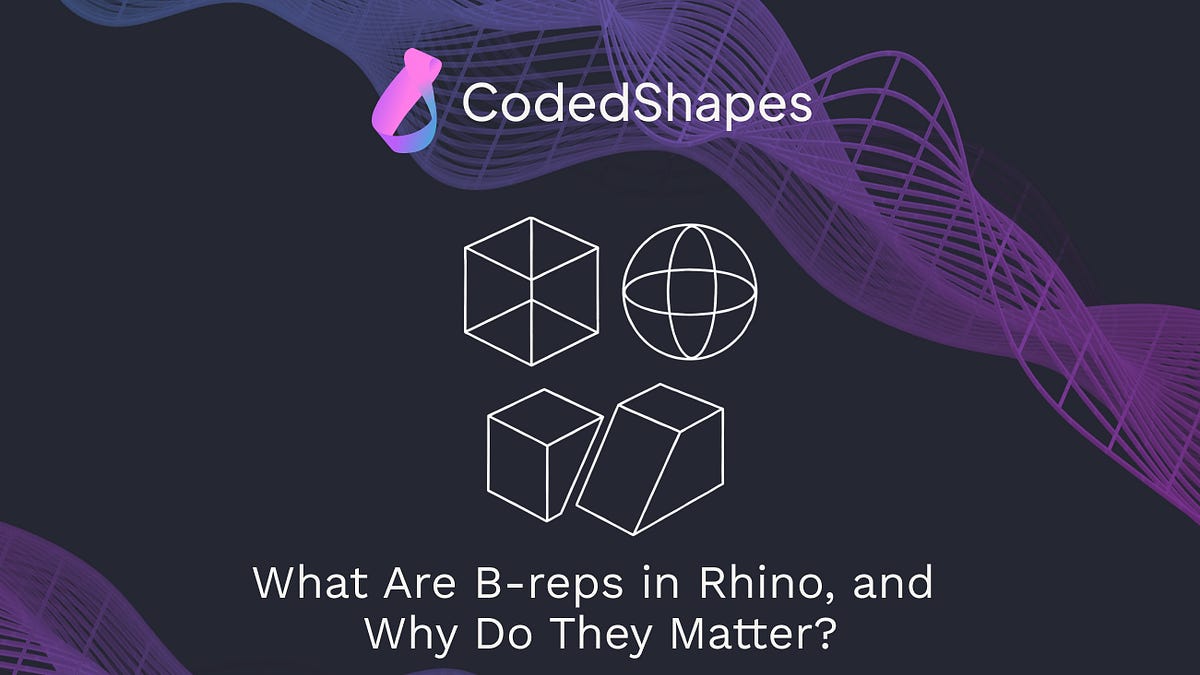 What Are B-reps ? - by Braden Koh - CodedShapes