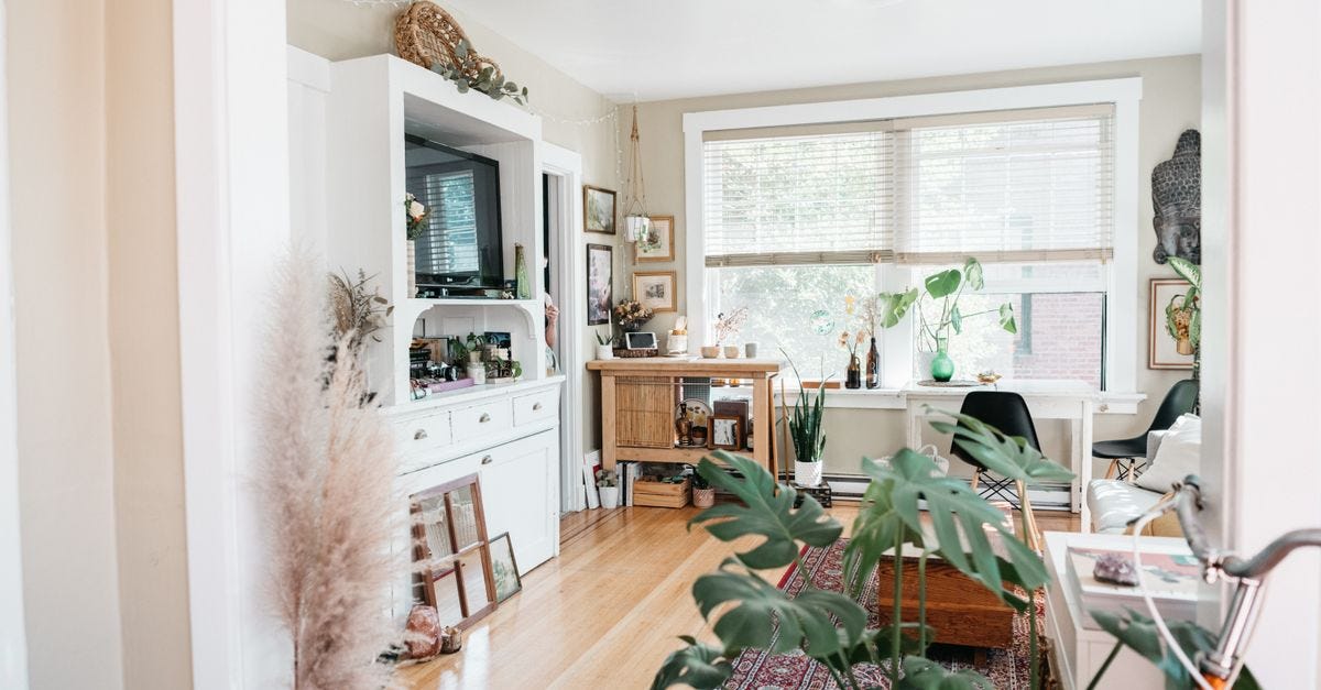 Photo: PNW Production / Pexels A well-decorated living room featuring natural light, various indoor plants, and elegant furniture.