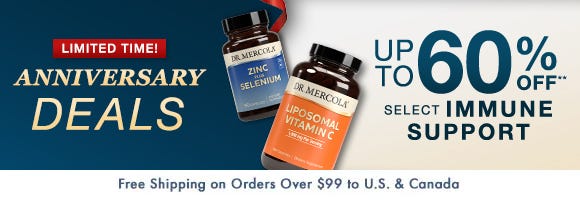 Anniversary Deals: Get up to 60% Off** on Select Immune Support
