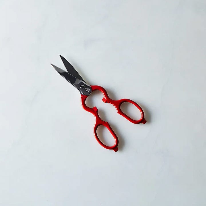 a selection of chic kitchen scissors
