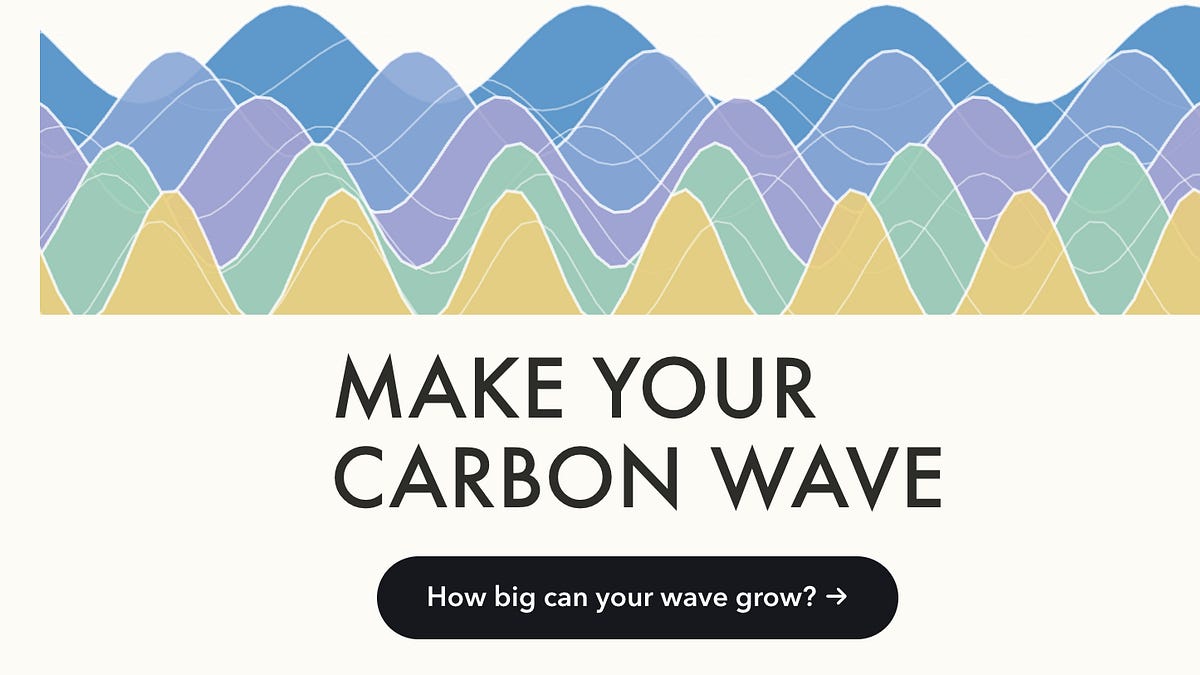 Author promotes 'carbon wave' concept as alternative to carbon footprint framing
