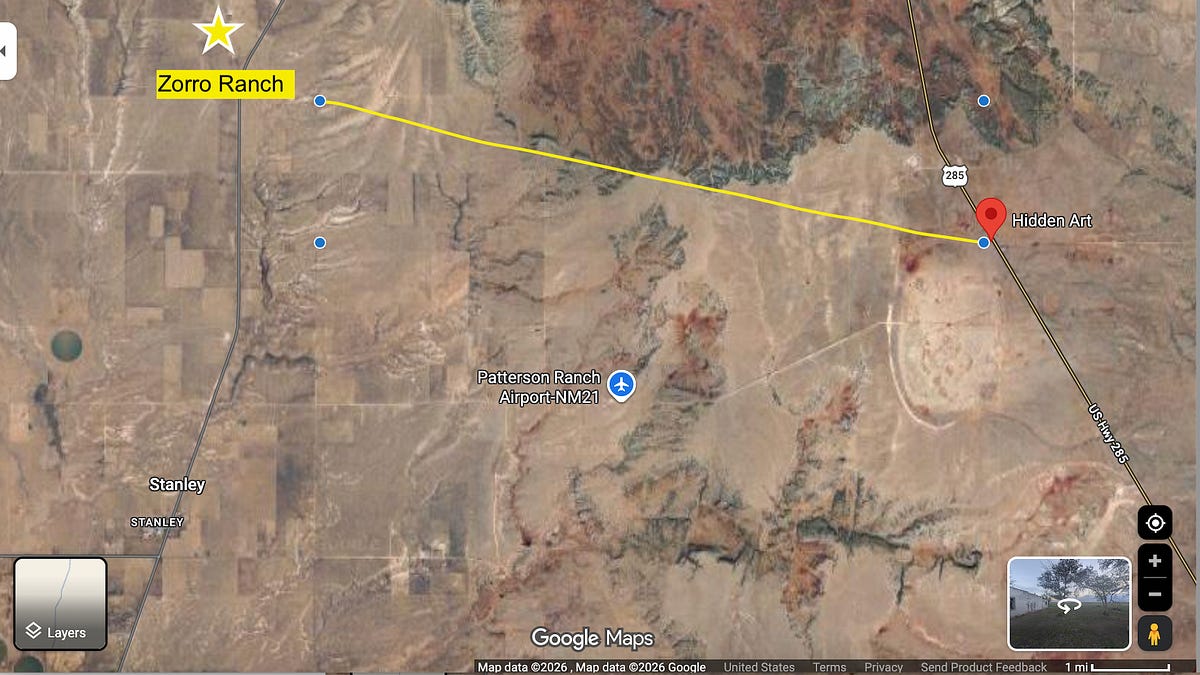 Hidden Art: Five Miles from Zorro Ranch, Someone Left a Message in