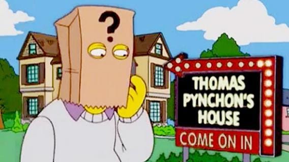 Thomas Pynchon's favorite phrase: “What the fuck?” The writer is our great  poet of WTF.