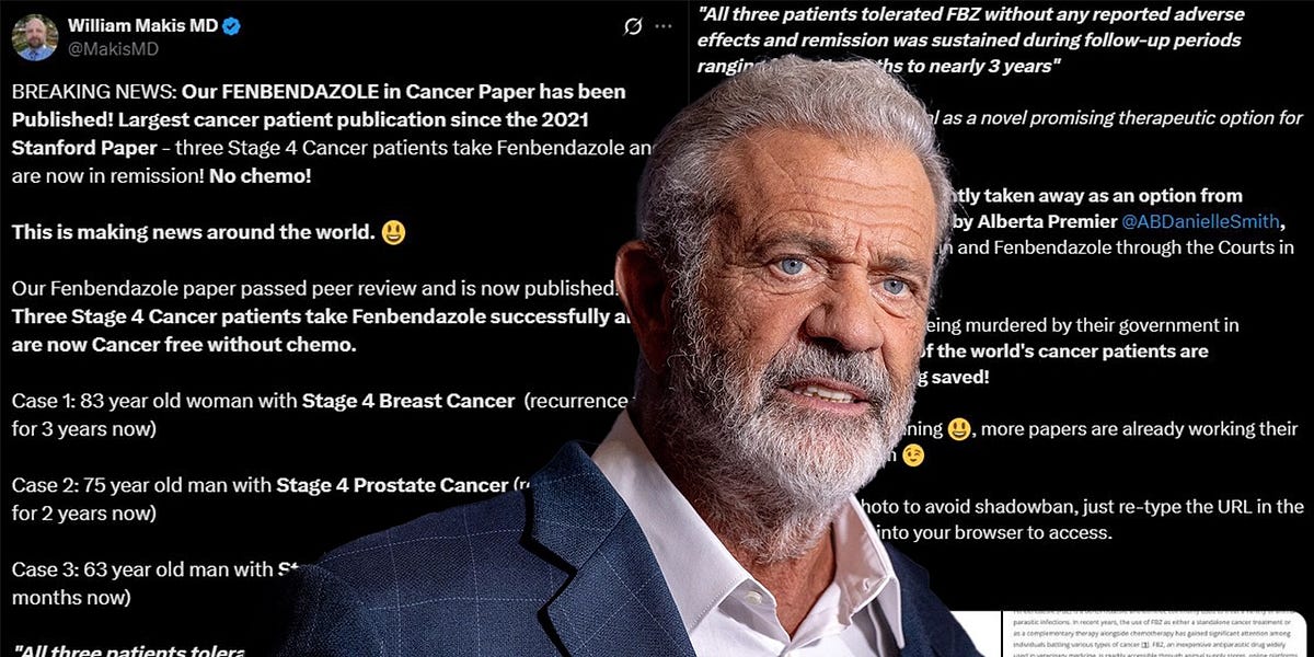 New Cancer Study Shows Mel Gibson Was Right About Ivermectin
