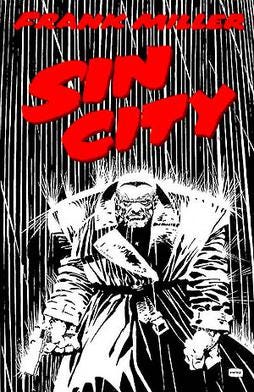 Cover images of the following comic books A History of Violence, Sin City, Ciudad (Extraction) and Road To Perdition.