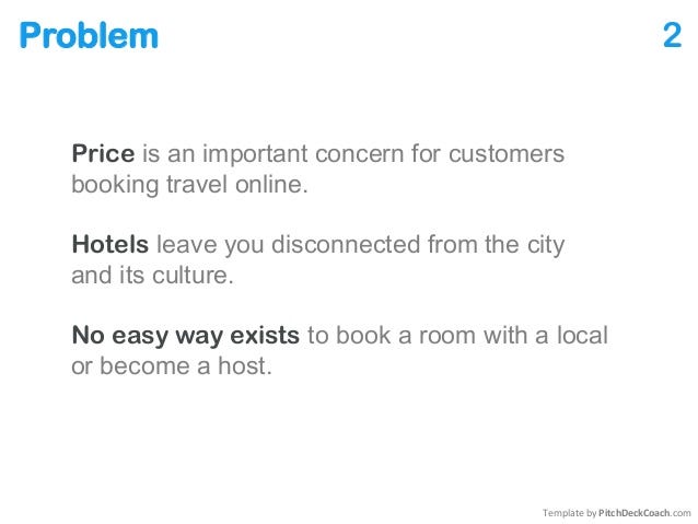 AirBnB Pitch Deck AirBnB Pitch Deck