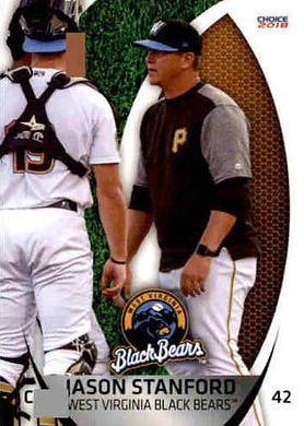 Jason Stanford was Pitching Coach of the West Virginia Black Bears in 2018. Jason Stanford was Pitching Coach of the West Virginia Black Bears in 2018.