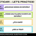 Let's practice! Week 36 Reminder.