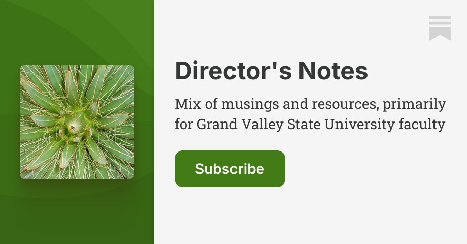 Director's Notes | Christine Rener | Substack