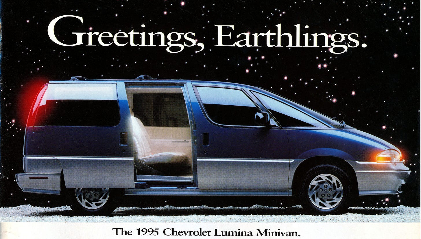 1994 Chevrolet Lumina Minivan Protects You from Manic Meteorites