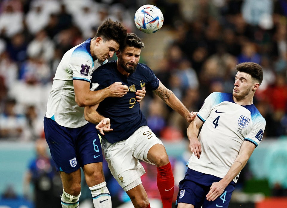 Giroud sends France into World Cup semis as England miss late penalty | Reuters