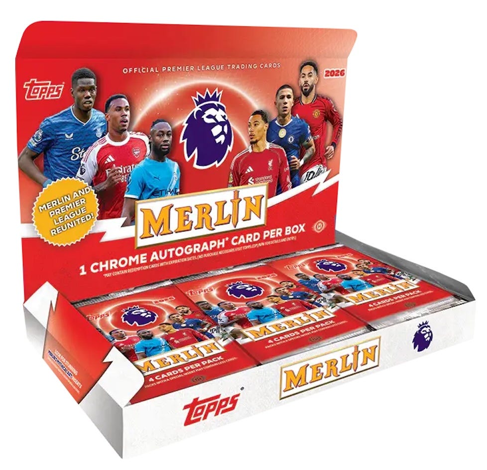 2026 Topps Pristine Premier League & 2026 Merlin Premier League