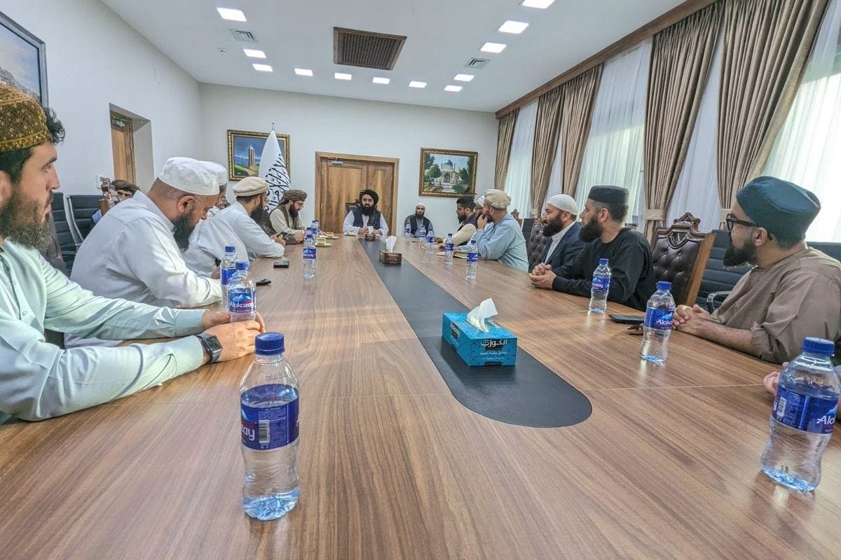 Suliman Gani was photographed alongside the Taliban’s Foreign Minister Amir Khan Muttaqi