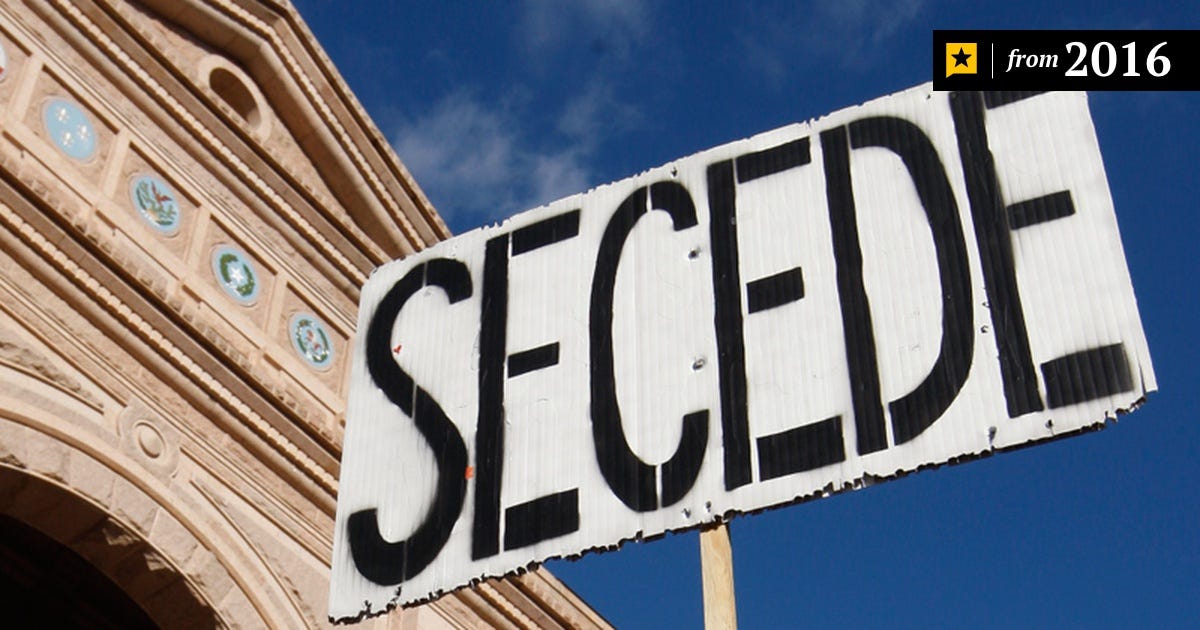 The Texas Secession Debate is Getting Kind of Real | The Texas Tribune The Texas Secession Debate is Getting Kind of Real | The Texas Tribune