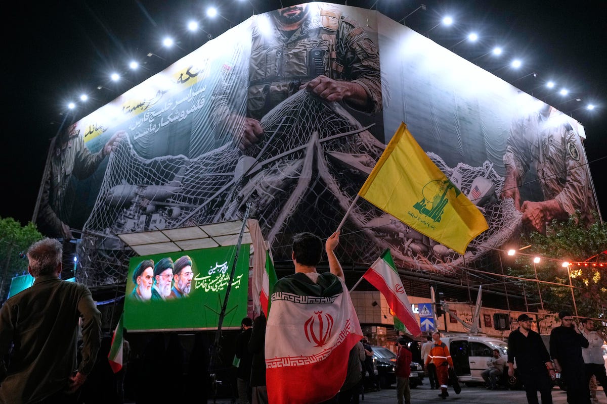 Teheran, 4 maggio 2026 (AP Photo/Vahid Salemi)