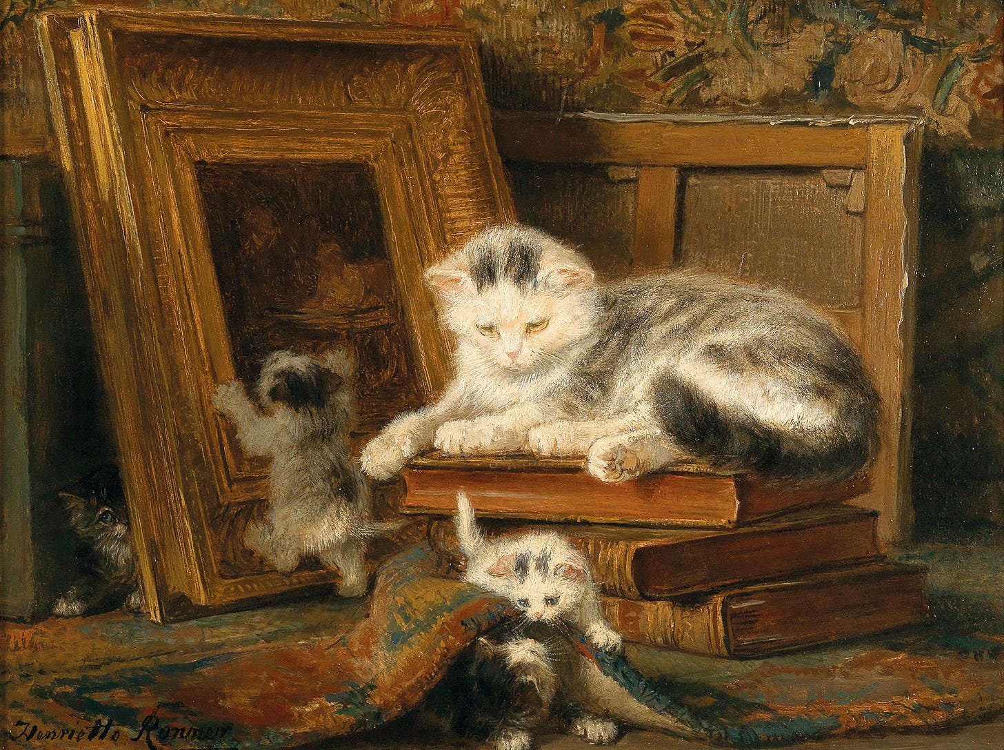 File:Henriëtte Ronner-Knip - Hide and seek.jpg - Wikimedia Commons